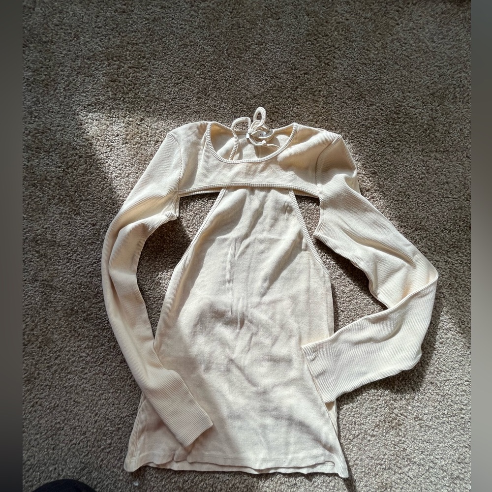 TopShop Cream Two Piece Set